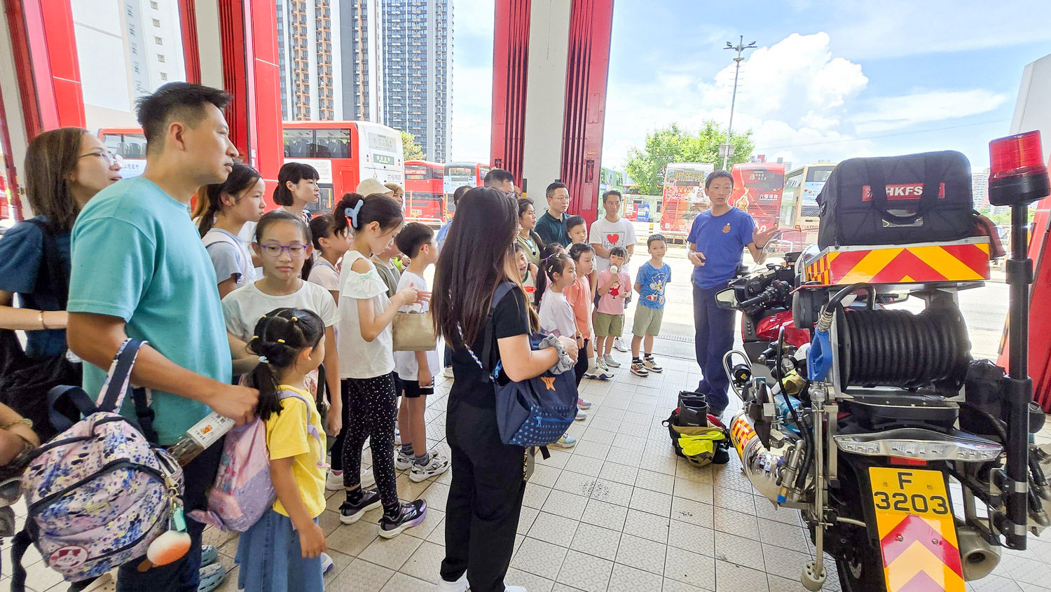 家教會活動:參觀青山灣消防局